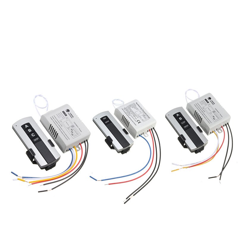 1 2 3 Way 220 V Handleiding Digitale Intelligente Afstandsbediening Schakelaar LED Verlichting 220 V Draadloze Splitter Sub-controle