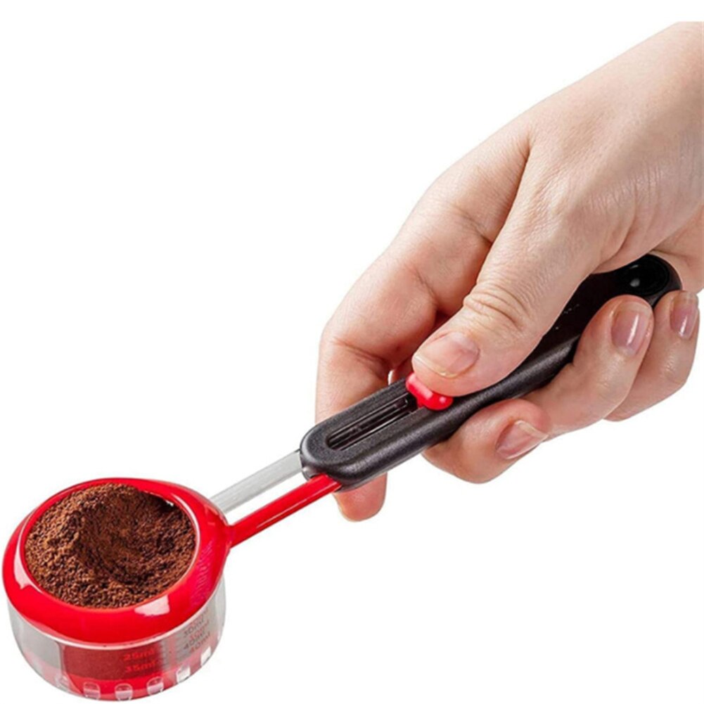 Adjustable Measuring Spoon Restaurant Kitchen Tool Portable Dry Wet Ingredients Easy Clean