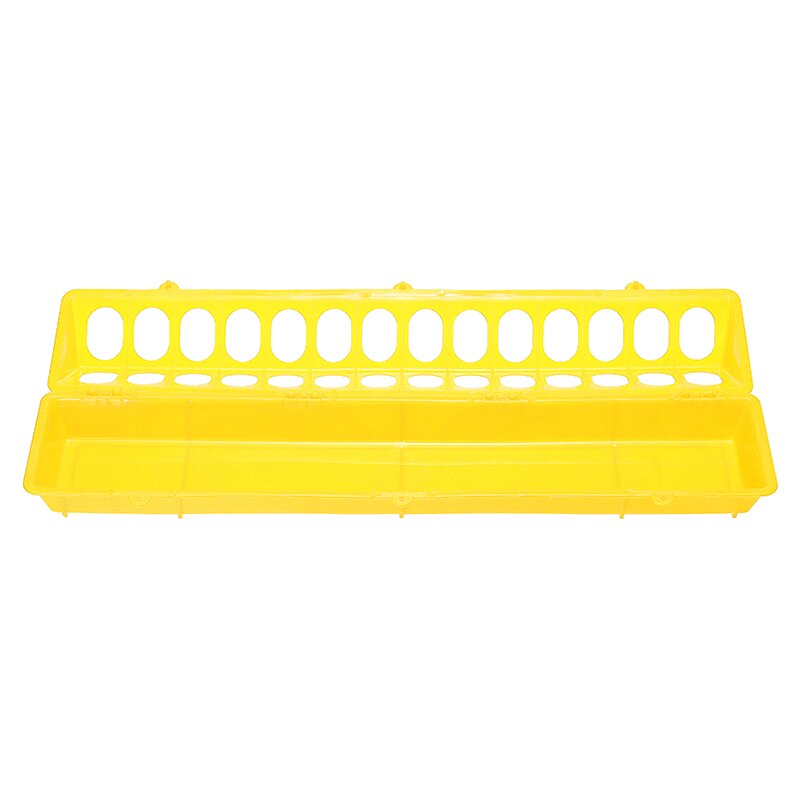 1pc Plastic Chick Feeder 30cm/50cm Chick Trough Feeder For Chicken Quail Farming Tools Anti Scratch Poultry Drinker