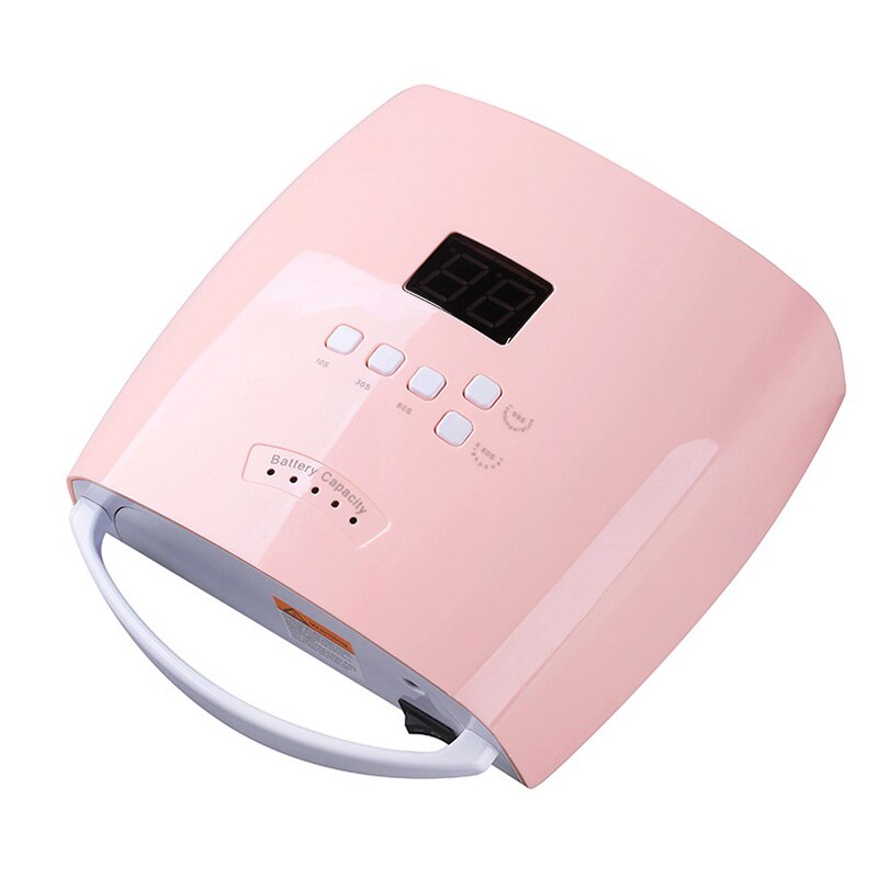 Lampe à ongles Rechargeable avec poignée, sans fil, four à ongles, boulanger, sèche-vernis à colle, manucure, lampe professionnelle à LED UV