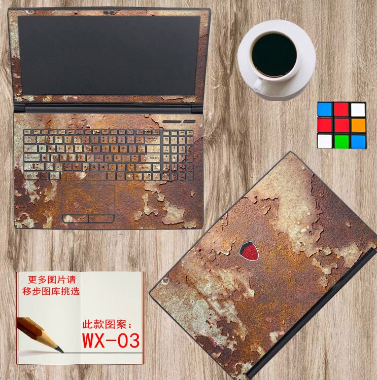 Color film Laptop Sticker Decal Skin Cover Protector for MSI GS66 15.6": WX-03