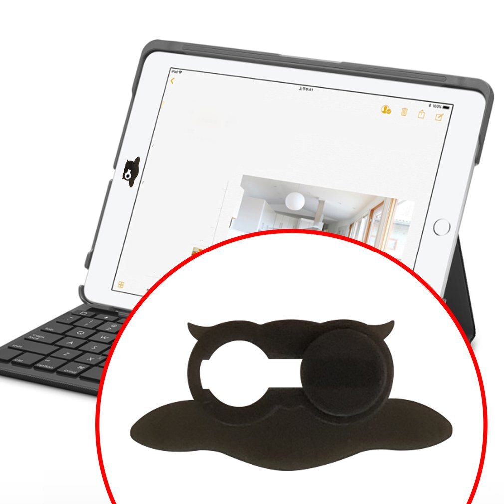 Søde ugle form webcam dækning lukker magnet skyderen plast kamera dæksel til web laptop til pc tablet privatliv