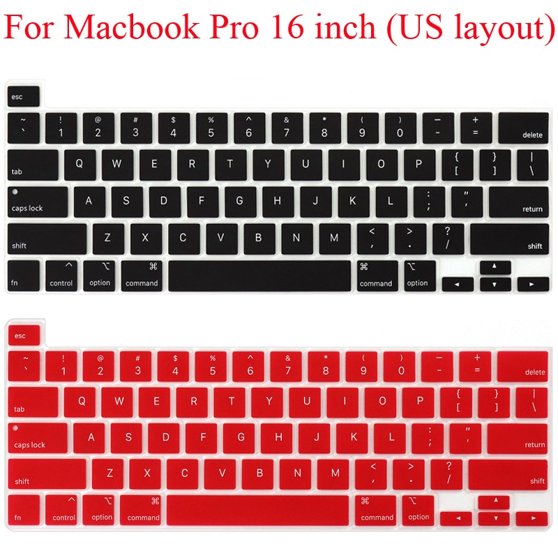 US keyboard cover For Macbook Pro 16 inch A2141 keyboard protector silicone waterproof keyboard skin guard
