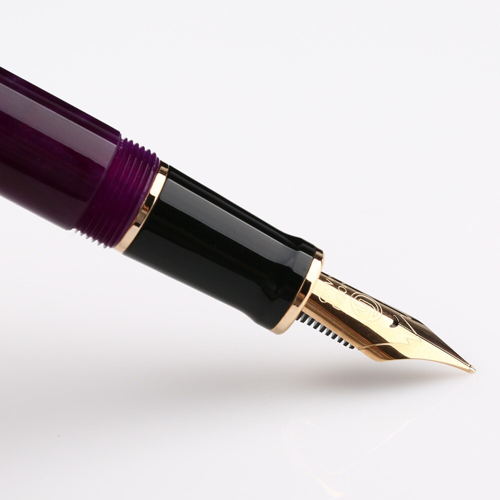 New Wing Sung 626 Celluloid Fountain Pen Smooth Fine Nib 0.5mm