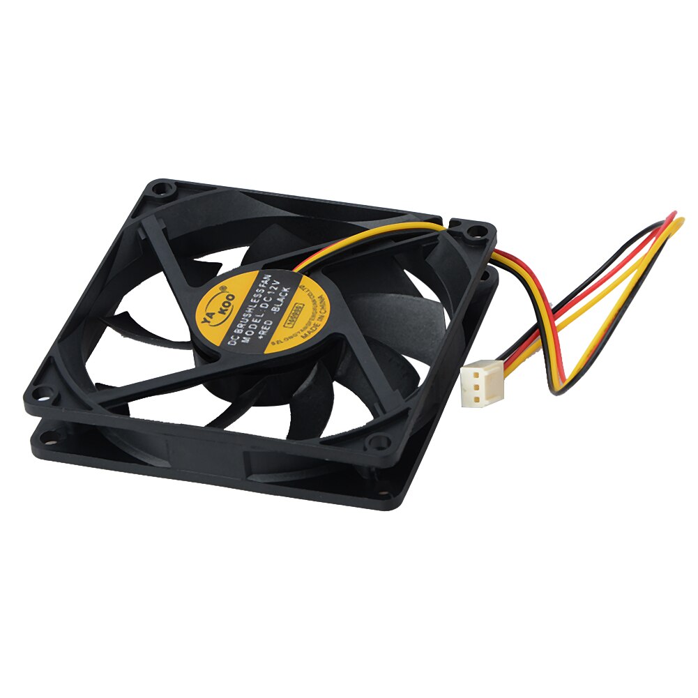 Cooling Fan 12V 80mm DC Computer Case 12V 3 Pin Wire 80x80x15mm Cooling Cooler Fan For Computer System Cooling Fan Heatsink CPU