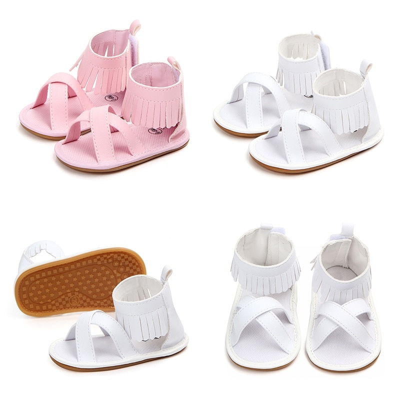 Baby Girl Sandals Newborn PU Tassel Sandals Newborn Baby Girl Shoes Cute Child Sandals For Baby Girls