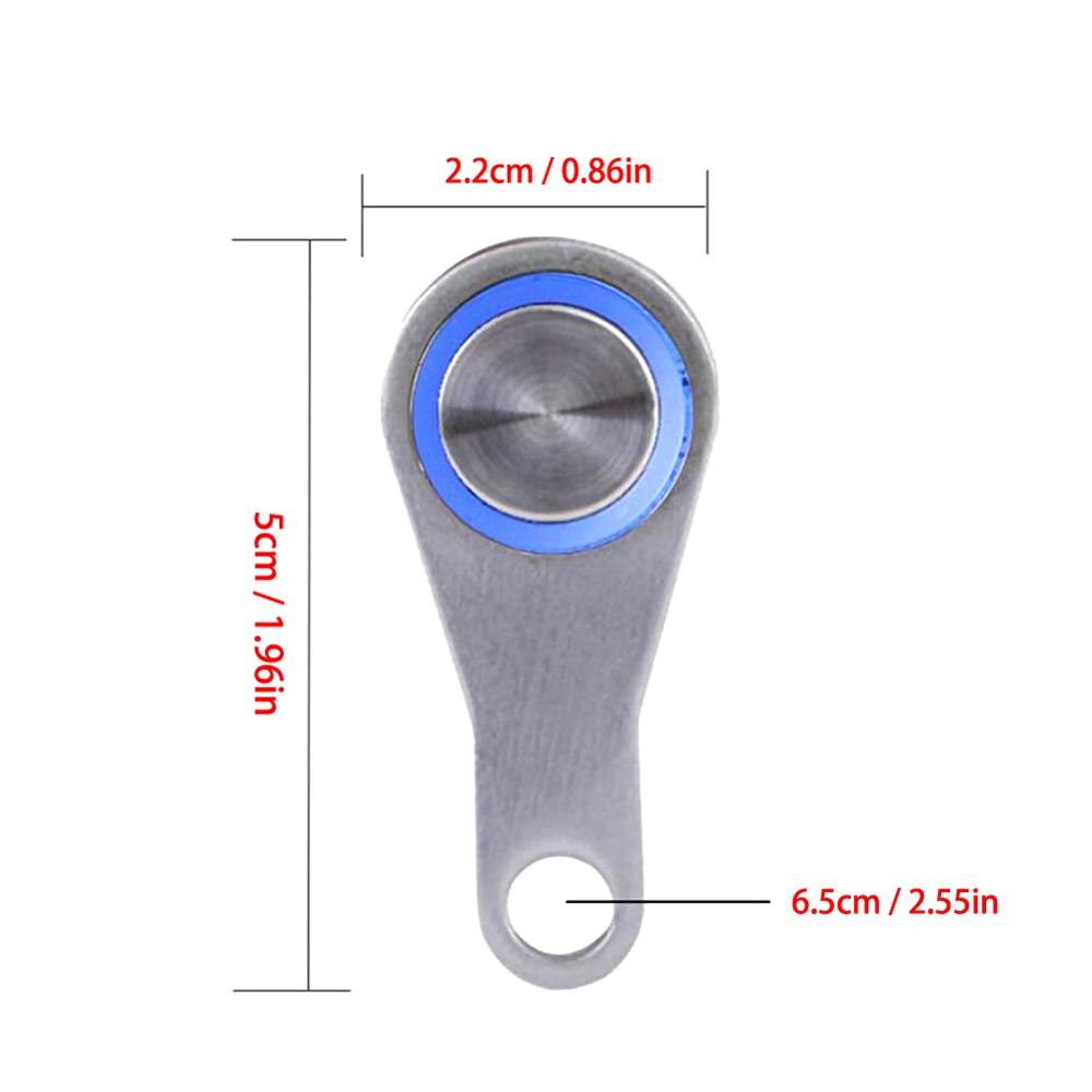 1pcs Stainless Steel LED Motorcycle Switch ON-OFF Handlebar Adjustable Mount Waterproof Switches Button DC12V Fog Light