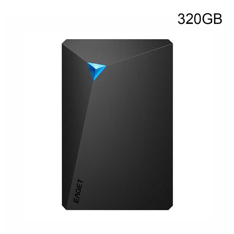 EAGET G20 2.5 ''Externe Festplatte 1TB USB 3,0 hoch Geschwindigkeit Stoßfest HDD Tragbare USB-Stock für Schreibtisch Laptop PC: 320GB