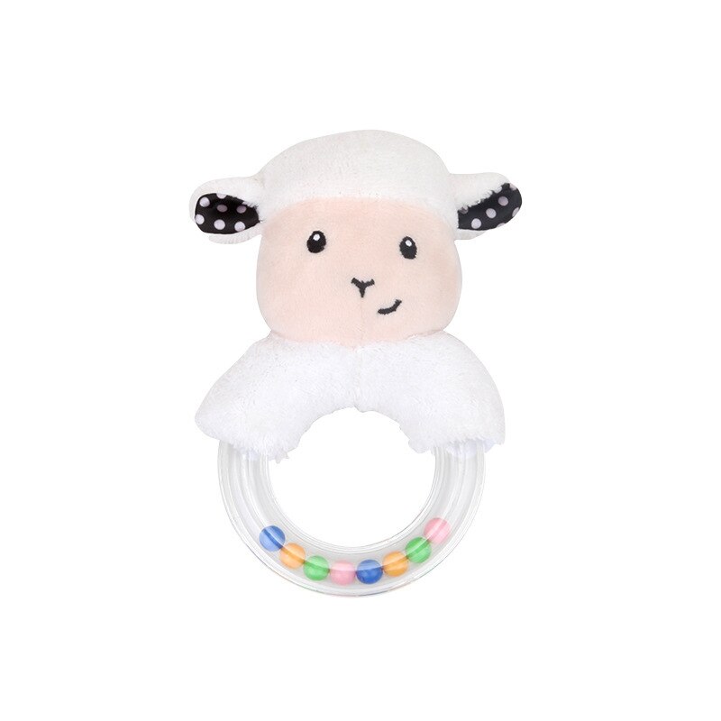 Babyspeelgoed dieren pluche baby muziek rammelaars mobiel speelgoed bel voor peuters hangende kinderwagen bed pasgeboren speelgoed 0-12 maanden: Swj 002- schapen
