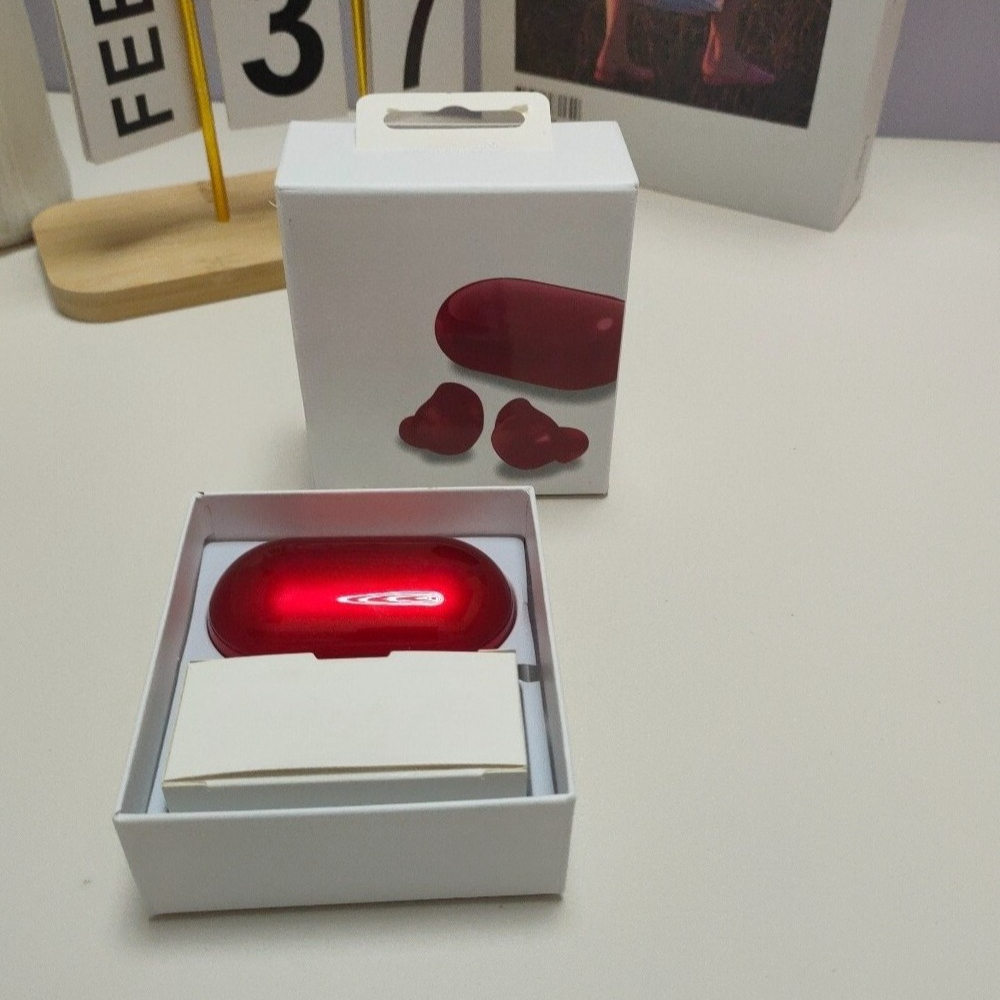 Mini R175 True Wireless Dual Ear Bluetooth Earphones In Ear Bluetooth Music Sports Earphones: RED