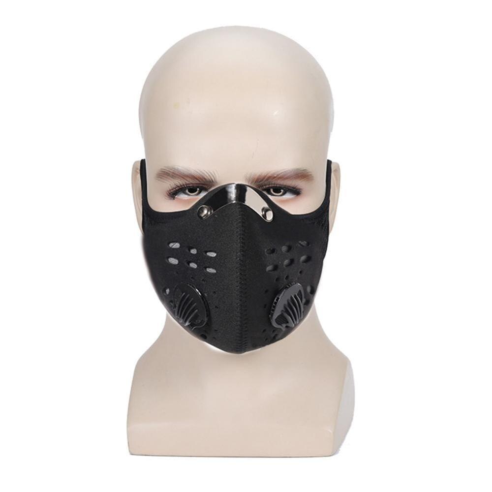 West Biking-mascarilla antipolvo para hombre y mujer, con carbón activado, para correr, anticontaminación, aislamiento facial, W4U4