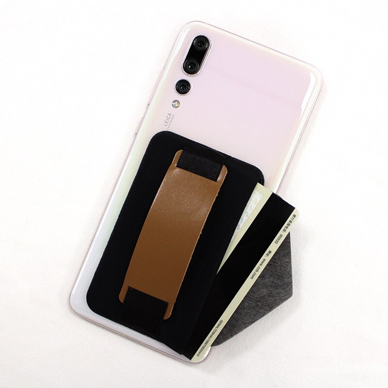 card holder Adhesive Sticker Mobile Phone Back Credit Card Holder Pouch For Cell Phone Support Card Case