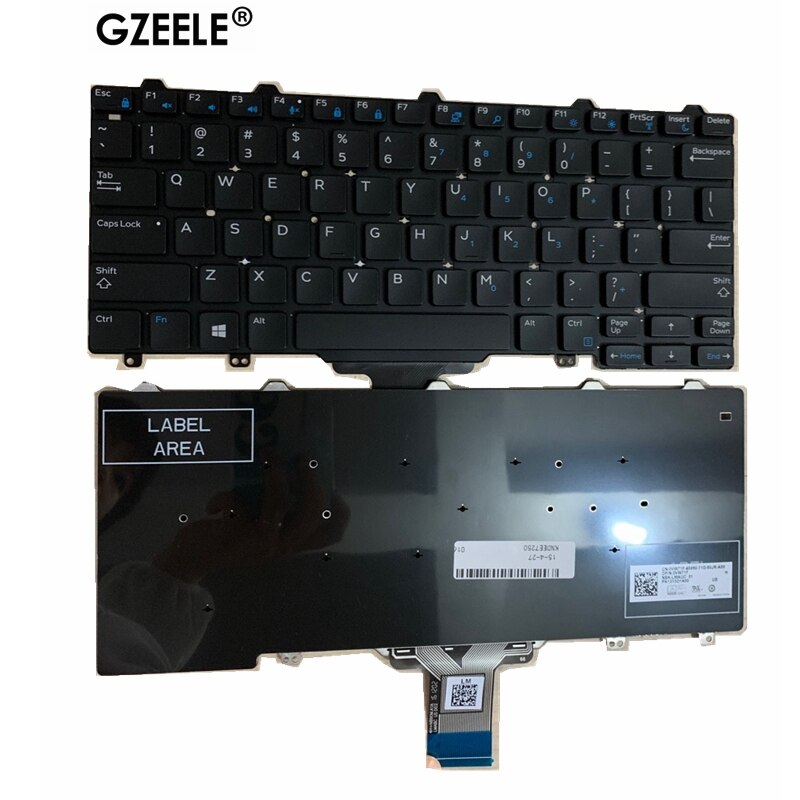 98% US laptop keyboard For DELL Latitude 7350 5290 E5250 5270 E7270 E7250 7270MJ8HY 0MJ8HY XCD5M 0XCD5M Backlit