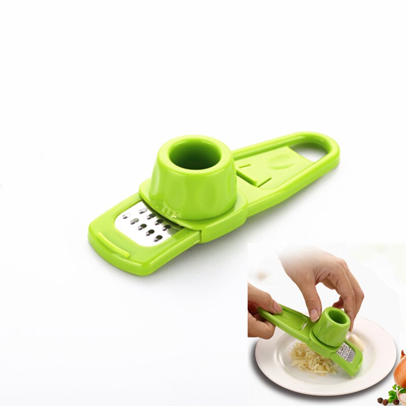 Prensador Manual de ajos para cocina, accesorios de cocina, exprimidor a presión, herramientas para ajo, 1 Uds.: Green