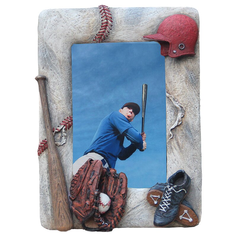 Baseball Game Fotolijst Club Game Aanwezig Logo Sport Stijl Art Craft Ornamenten Verjaardag 3D Souvenir: Default Title