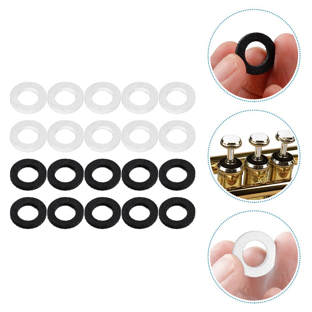 20 piezas-llave de instrumento musical de viento, accesorio sencillo y fiable, almohadilla de instrumento musical de viento