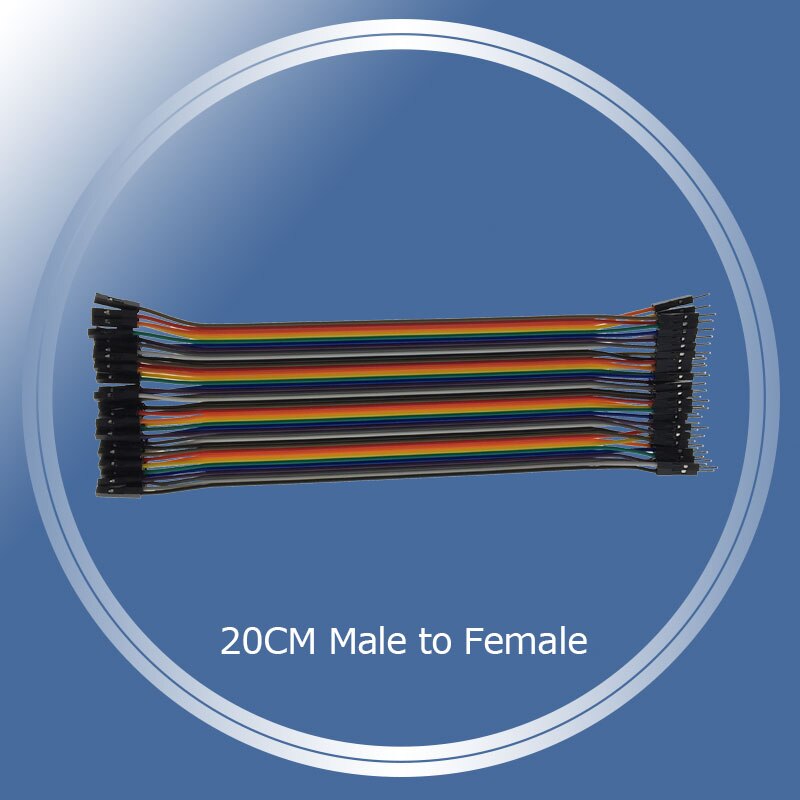 40- pins dupont-lijn 1p-1p 10cm/20cm/30cm mannelijke naar mannelijke jumperdraad vrouwelijk naar vrouwelijk dupont-kabel voor arduino-breadboard-doe-het-zelfkit