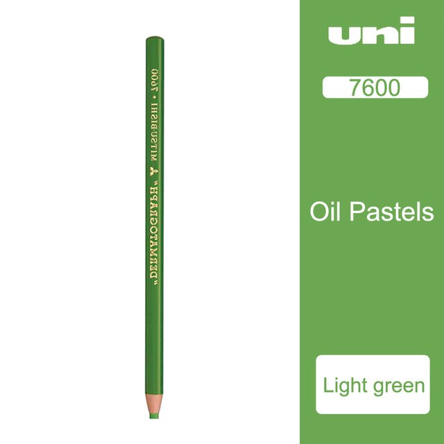 Uni Grease/Wax Pencil 12pcs/lot 12 Colors Available Metal/Leather/Stone/Glass Color Pencils 7600: Light green