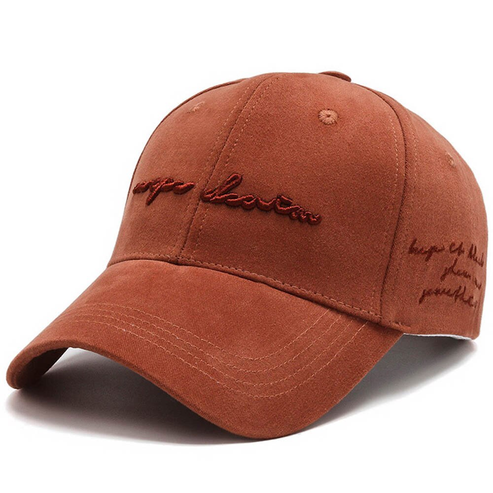 FS 2022 Stilvolle Orange Khaki Frauen Männer Caps Brief 3D Stickerei Sommer Im Freien Baseball Kappe Knochen Trucker Hut Gorras Hombre: Orange Baseball Cap