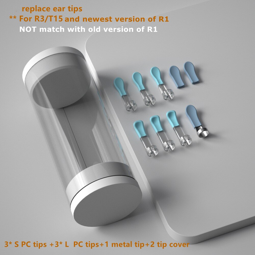 Bebird R3 R1 Visual Ear Cleaning Tool Minifit 300W High Precision Wax Removal Mini Camera Otoscope Health Care Ear Cleaner: Bebird R1 R3 tips