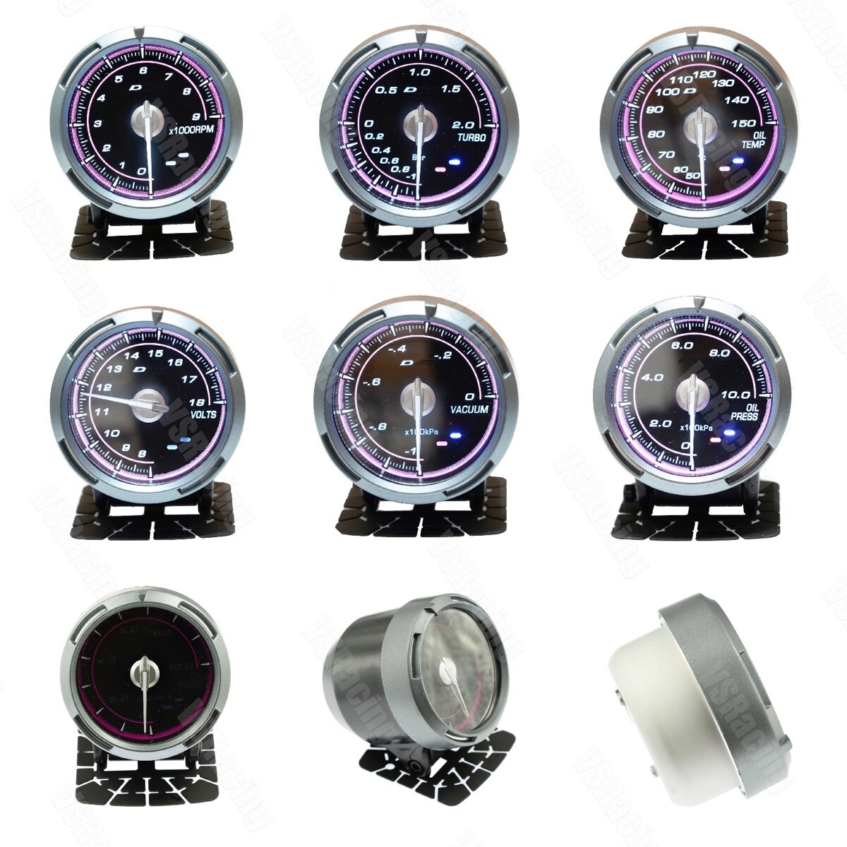 2.5&quot; 60mm Universal DF Link Advanced C2BF Gauge Car Meter Oil Temp Racing Gauge Engine Oil Temperature Sensor Included