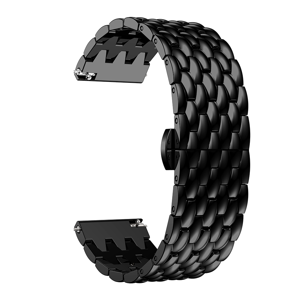 Bracelet de montre de Bracelet de 22mm pour la montre de Huawei GT 2/GT2 / gt 2e Bracelet intelligent Bracelet d'alliage d'acier inoxydable pour la montre de galaxie 46mm