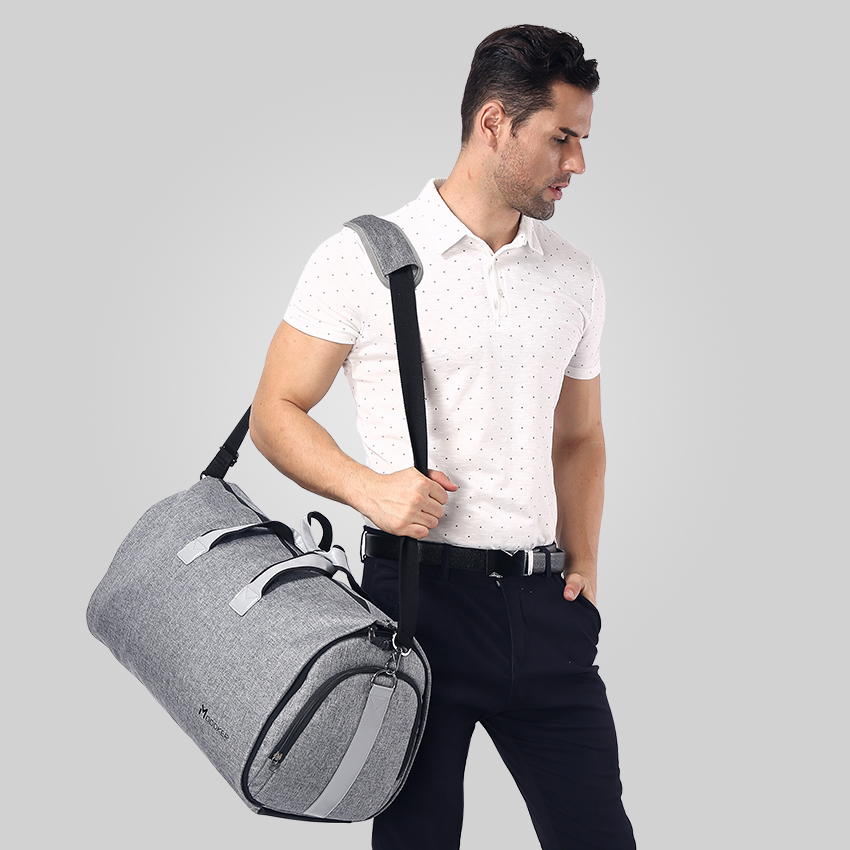 sac de voyage Modoker avec bandoulière sac polochon affaires vêtements suspendus plusieurs poches imperméables