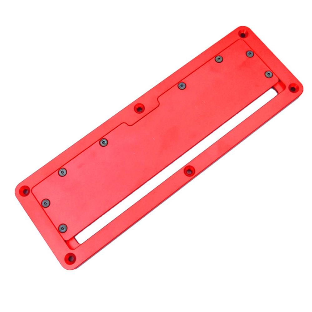 Table Saw Electric Circular Saw Flip Cover Plate Flip-Floor Table Special Cover Plate Adjustable Aluminium Insert Plate for Tabl