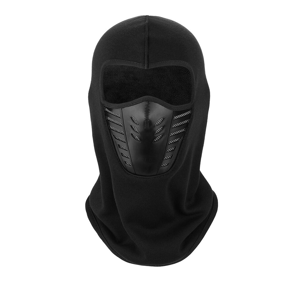 Mascarilla facial de invierno para motorista, sombrero a prueba de viento para adultos, cálida y a prueba de polvo, para ciclismo, congelador al aire libre, para trabajar con la nieve D40: Black