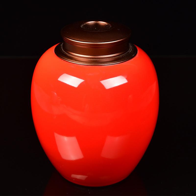 1.2L Funeral Urn For Human Ashes Cremation Pet Urns Memorial Pet Opening Locket Pets Urns Cremation Boxes Animal Voor Honden: red