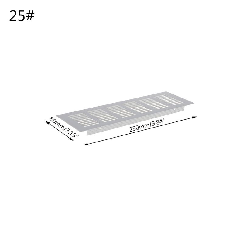 Aluminum Alloy Air Vent Perforated Sheet Web Plate Ventilation Grille