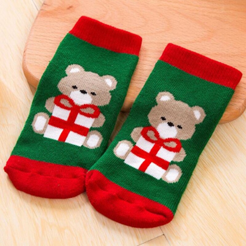 1 paar Kerst Sokken voor Kinderen Kids Mannen Familie Winter Herfst Warme Sokken Xmas Nieuwjaar Sokken Katoen Kerstman sokken