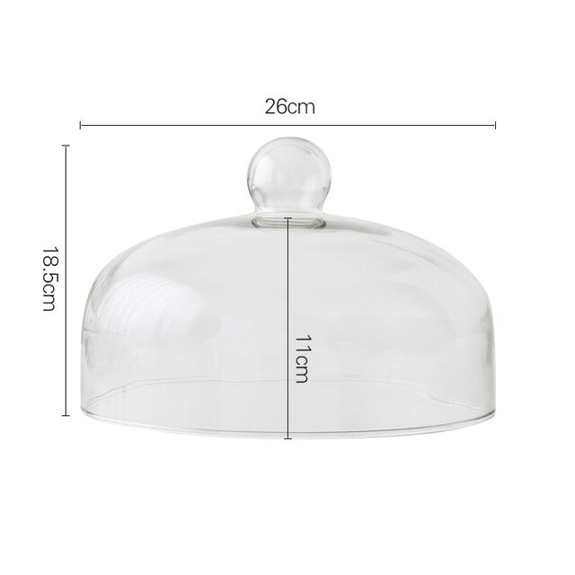 Holz Palette Kuchen Nachtisch Hohe Füße Platte Hochzeit Geburtstag Nachtisch Anzeige Regal Dekoration Nachtisch Tablett Mit deckel Glas Abdeckung: Staub Startseite L