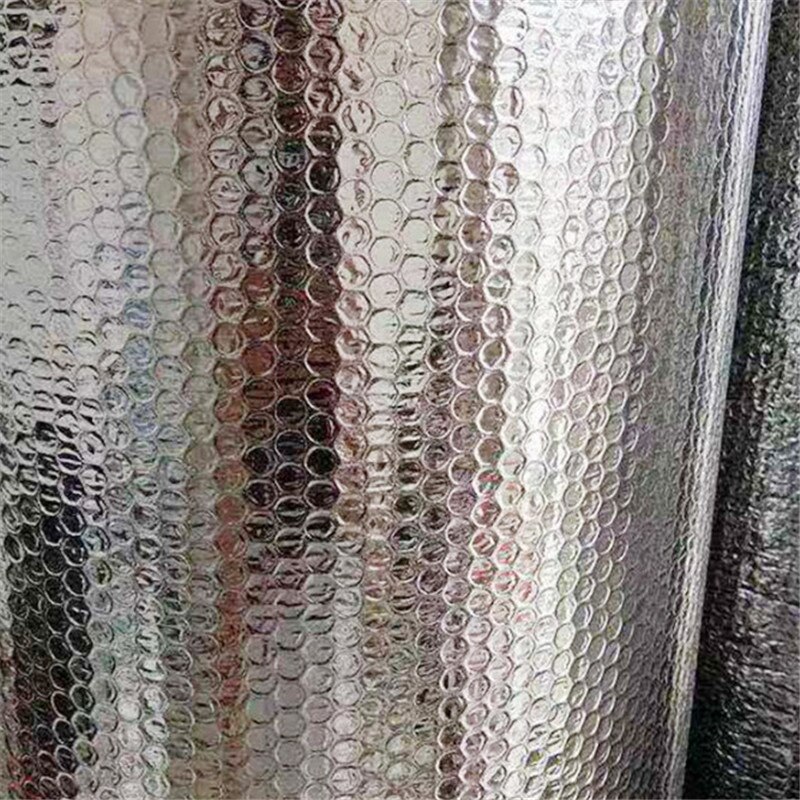 Dwustronna folia aluminiowa polietylenowa folia aluminiowa izolacja energooszczędna wodoodporna izolacja wilgoci hałjak 1M X 3M