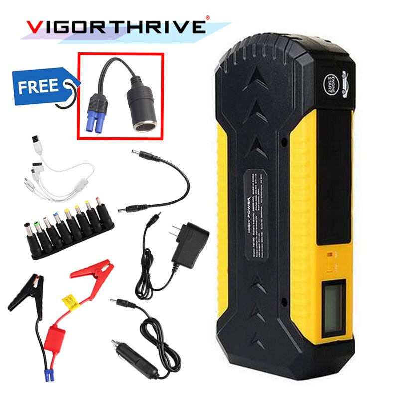 car jump starter power bank 12v emergency car battery booster Multi-function car starter start