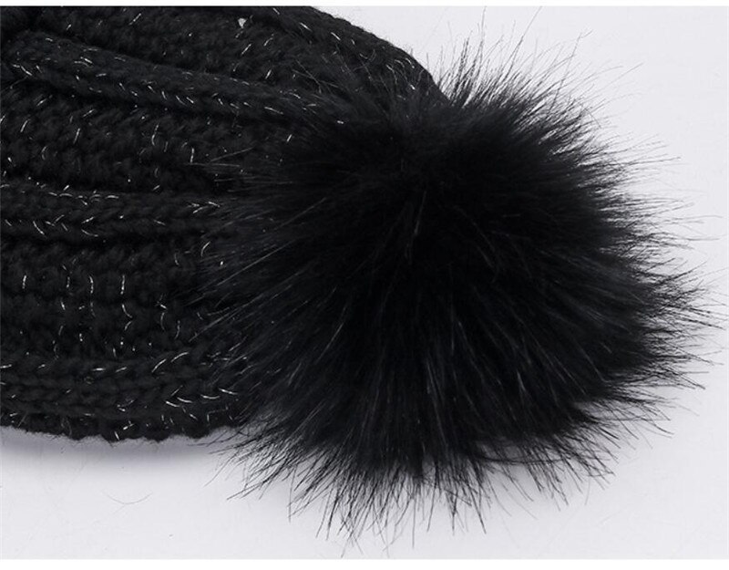 Frauen Dicke Kabel Stricken Hut Schal Weibliche Mützen Plüsch Hut Und Ring Schal Winter Warme Frau Dame Pom Pom kappe Schals Rosa