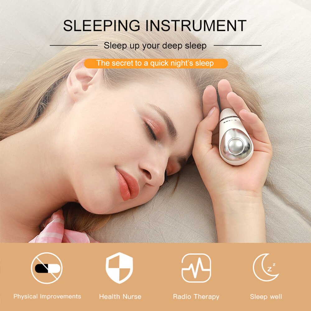 Electric Sleep Machine Timing Sleep Therapy Handheld Sleeping Helper Insomnia Physiotherapy Auxiliary Instrument