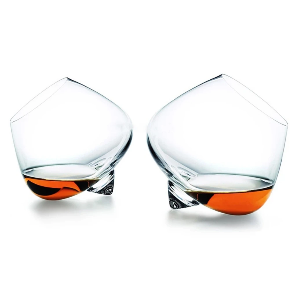 1 st Whisky Glas Roterende Hoge Buik Sigaar Whisky Cocktail Drinken Wijn Cup Tumbler Down Bar KTV Club Bril