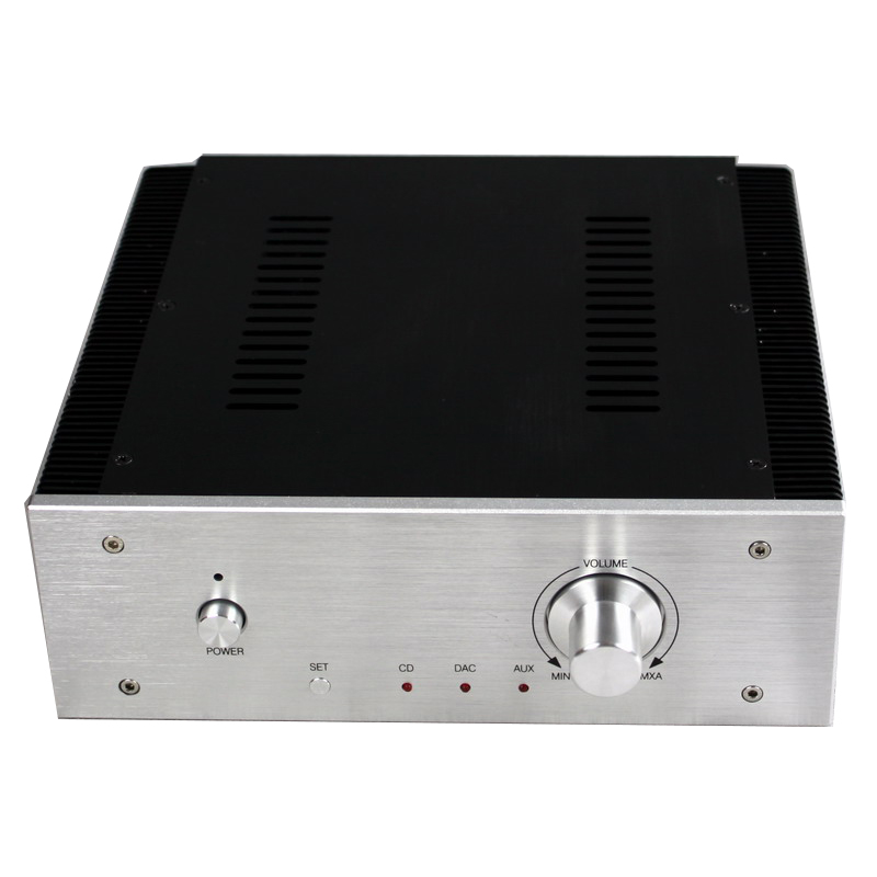 Tokban Audio WA17 270*90*260mm All Aluminum Class A Amplifier Chassis Enclosure DIy HIFI Preamplifier Case Shell: Default Title