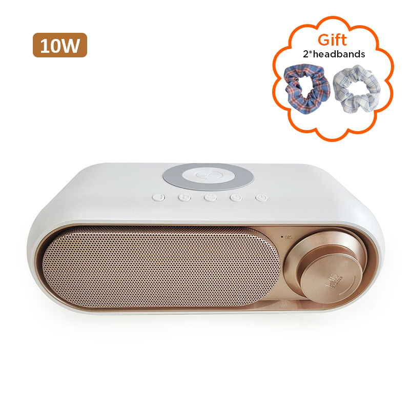 Outdoor Sport Portable Bluetooth Speaker Met Draadloze Usb Opladen Voor Telefoon Beter Bass 24-Uur Speeltijd Ondersteuning Tf kaart: White 10W