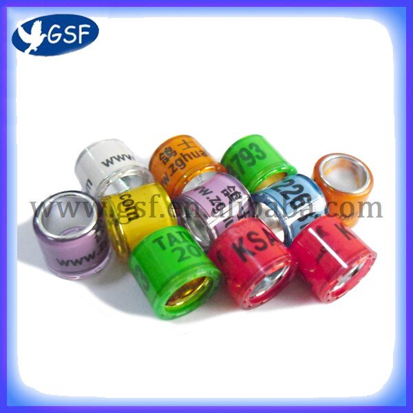 High let' pet 100pcs racing pigeon rings