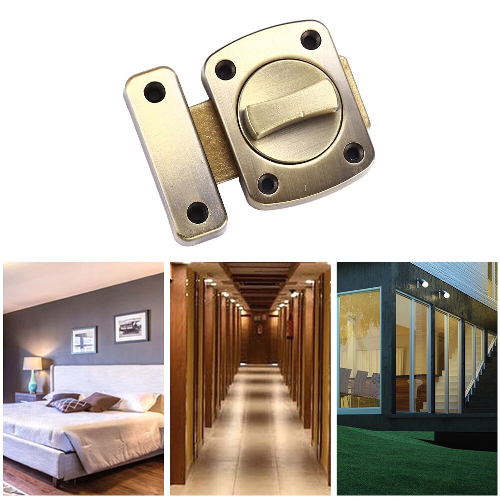 Universal Zinc Alloy Sliding Door Gate Latch Bolt Multifunctional Latch for Door Window Cabinet Locks Accessories