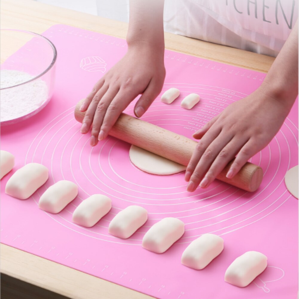 Silicone Mat Thicken Silicone Baking Mat Dough Mat Cake Mat Pizza Pastry Mat for Baking Cake Board Silicone Mats for Cake Tools