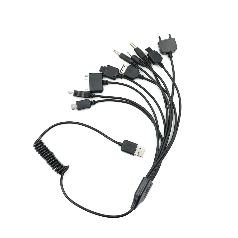 Multi 10 in 1 Universal Multi-Function Cell Phone Game USB Mobile Charging Cable Charger Cellphone Charger