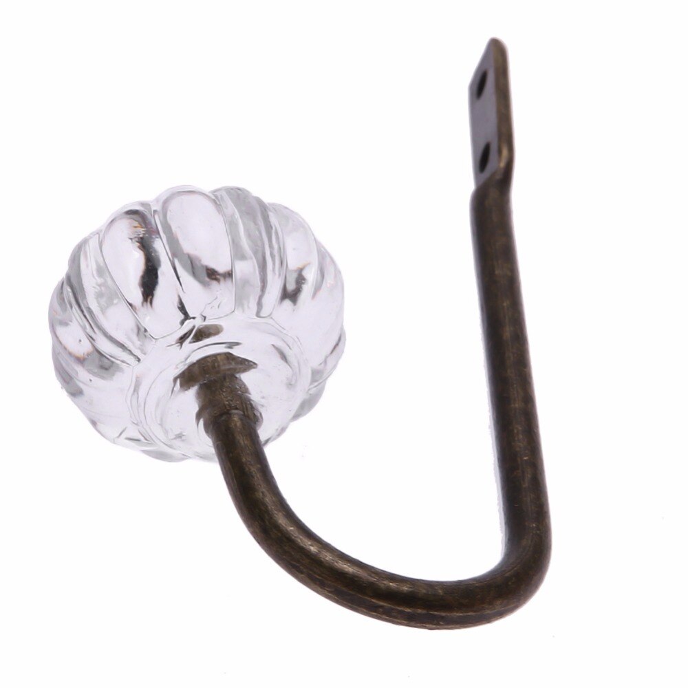 2 st metall kristall garderob lådhandtag hängare vägg krok spänne rustik gardin klipp konstgjord arrangör vägg krokar hållare