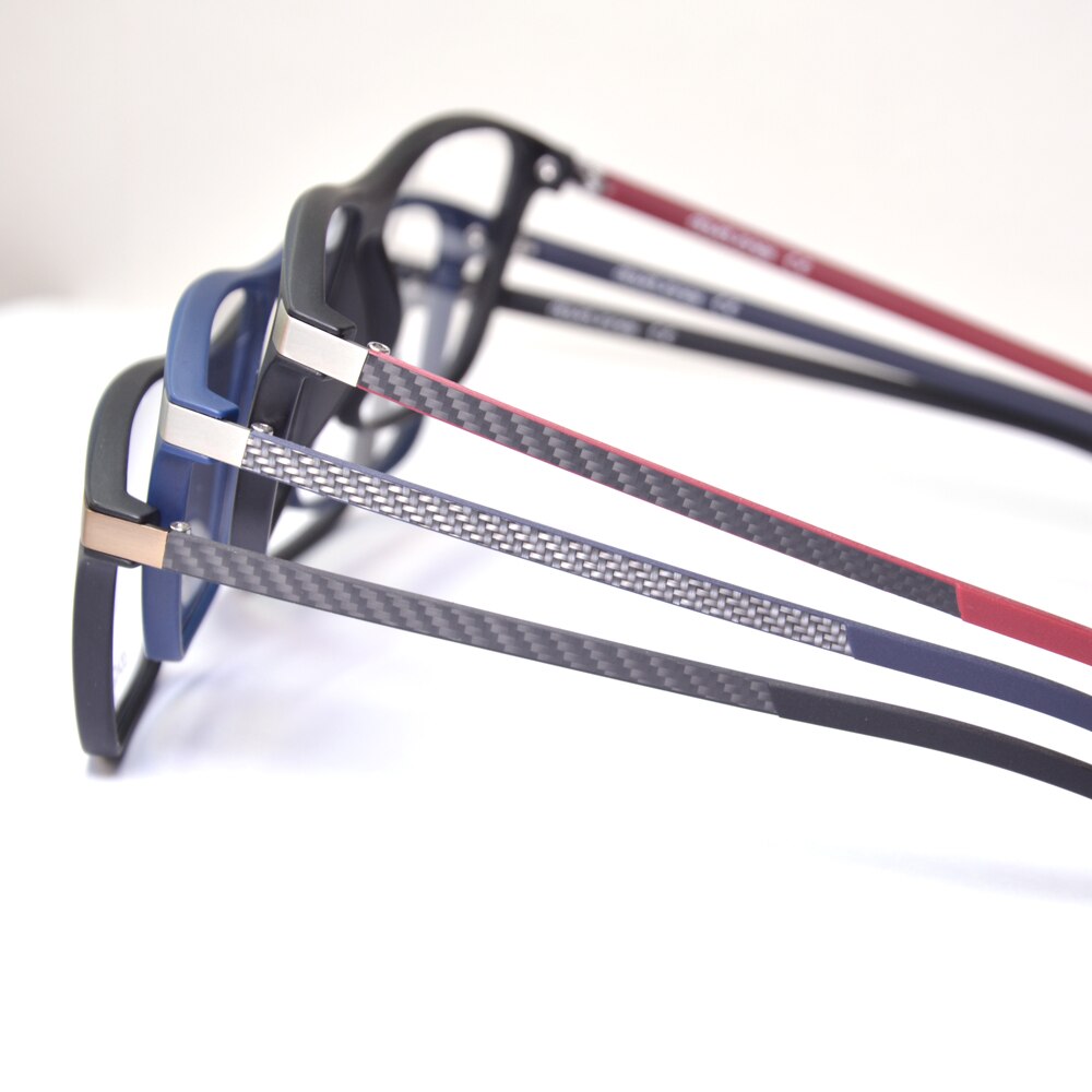 Lunettes à mémoire de forme allemande pour hommes, monture en Fiber de carbone, de , sport, , P8372