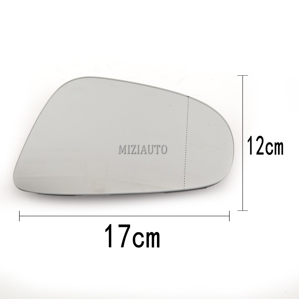 Oppvarmet sidespeil for vw golf 6 mk6 speil glass bil-styling ramme deksel speilhus tilbehør