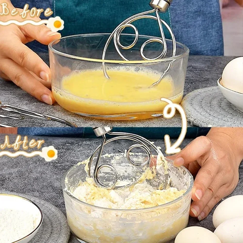 Deeg Garde Brood Mixer Rvs Cake Gebak Meel Deeg Blenders Met Ophanggat Keuken Bakken Blender Gereedschap