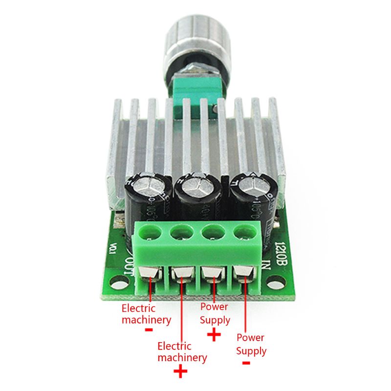 12V 24V 10A Pwm Dc Motor Speed Controller Verstelbare Speed Regulator Dimmer Schakelaar Voor Fan Motoren