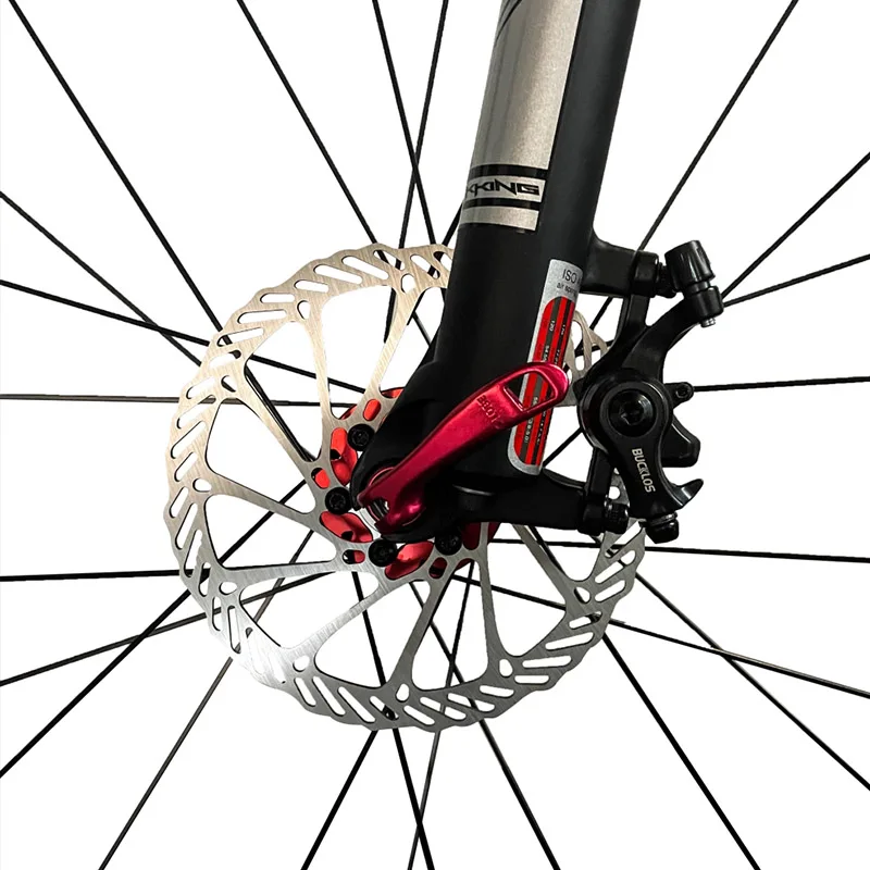 BUCKLOS vtt étrier de frein vélo mécanique jeu de freins à disque pour VTT pousse étrier Piston avec Rotor 160mm